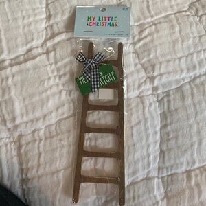 NWT Merry and Bright Ladder Christmas Decoration